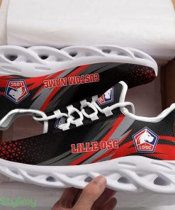 Lille OSC Logo Pattern Custom Name 3D Max Soul Sneaker Shoes - Lille OSC Logo Pattern Custom Name 3D Max Soul Sneaker Shoes_1