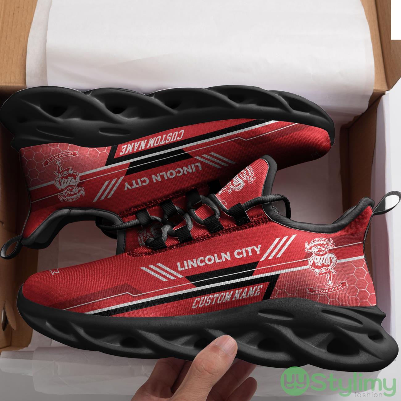 Lincoln City Custom Personalized Max Soul Sneakers Running Sports Shoes For Men Women Football Fan 6 Lincoln City Custom Personalized Max Soul Sneakers Running Sports Shoes For Men Women Football Fan Product Photo 6