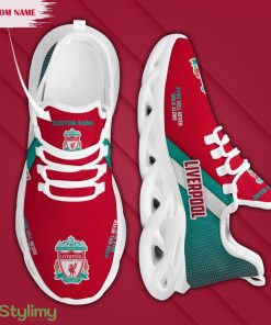 Liverpool Logo Pattern Custom Name 3D Max Soul Sneaker Shoes - Liverpool Logo Pattern Custom Name 3D Max Soul Sneaker Shoes_3