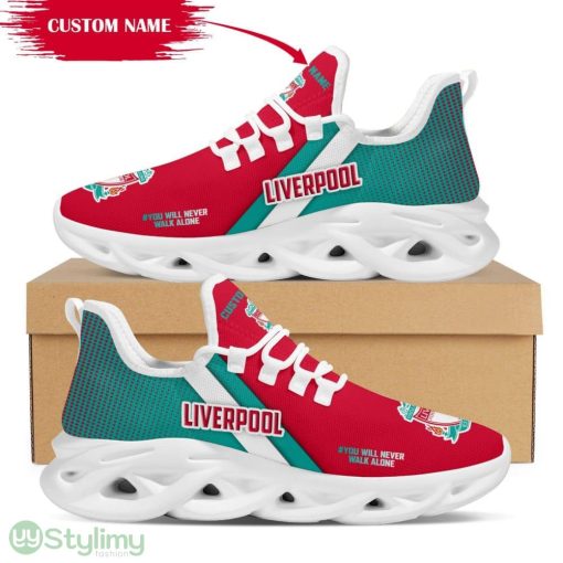 Liverpool Logo Pattern Custom Name 3D Max Soul Sneaker Shoes