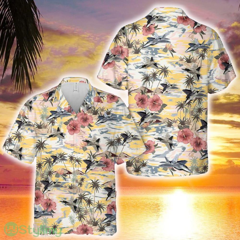 Lockheed Martin F-22 Raptor Hawaiian Shirt 2 Lockheed Martin F-22 Raptor Hawaiian Shirt - Lockheed Martin F-22 Raptor Hawaiian Shirt