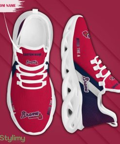 Logo Pattern Custom Name 3D Max Soul Sneaker Shoes In Red And Blue - Logo Pattern Custom Name 3D Max Soul Sneaker Shoes In Red And Blue_3