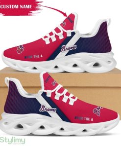 Logo Pattern Custom Name 3D Max Soul Sneaker Shoes In Red And Blue - Logo Pattern Custom Name 3D Max Soul Sneaker Shoes In Red And Blue_1