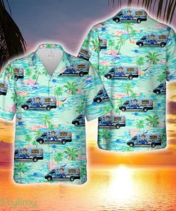 Long Valley, New Jersey, Washington Township Police Department Ice cream truck Hawaiian Shirt - Long Valley, New Jersey, Washington Township Police Department Ice cream truck Hawaiian Shirt