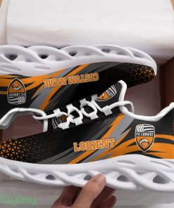 Lorient Triangle Logo Pattern Custom Name 3D Max Soul Sneaker Shoes - Lorient Triangle Logo Pattern Custom Name 3D Max Soul Sneaker Shoes_3