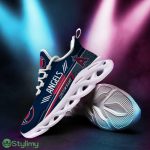 Los Angeles Angels Logo Beehive Pattern Custom Name 3D Max Soul Sneaker Shoes - Los Angeles Angels Logo Beehive Pattern Custom Name 3D Max Soul Sneaker Shoes_3