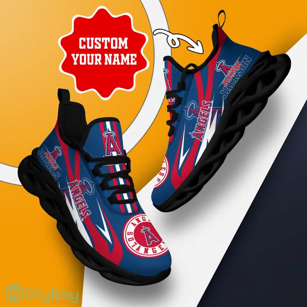 Los Angeles Angels Logo Custom Name 3D Max Soul Sneaker Shoes 2 Los Angeles Angels Logo Custom Name 3D Max Soul Sneaker Shoes - Los Angeles Angels Logo Custom Name 3D Max Soul Sneaker Shoes_2