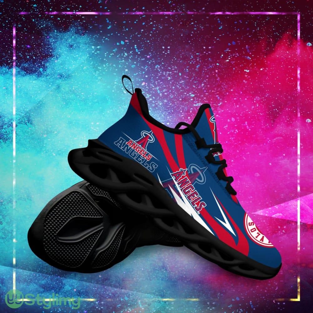 Los Angeles Angels Logo Custom Name 3D Max Soul Sneaker Shoes 4 Los Angeles Angels Logo Custom Name 3D Max Soul Sneaker Shoes - Los Angeles Angels Logo Custom Name 3D Max Soul Sneaker Shoes_4