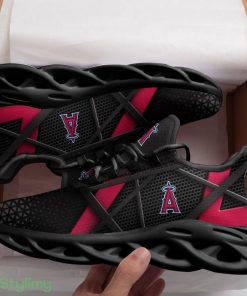 Los Angeles Angels Logo Pattern Custom Name 3D Max Soul Sneaker Shoes - Los Angeles Angels Logo Pattern Custom Name 3D Max Soul Sneaker Shoes_3