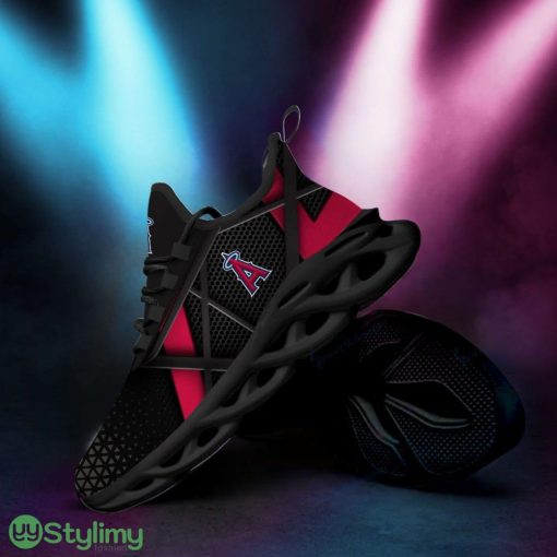 Los Angeles Angels Logo Pattern Custom Name 3D Max Soul Sneaker Shoes