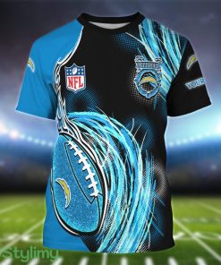 Los Angeles Chargers Personalized Name Sport 3D T-Shirt Product Photo 1