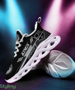 Los Angeles Kings Logo Custom Name Pattern 3D Max Soul Sneaker Shoes In Black - Los Angeles Kings Logo Custom Name Pattern 3D Max Soul Sneaker Shoes In Black_3