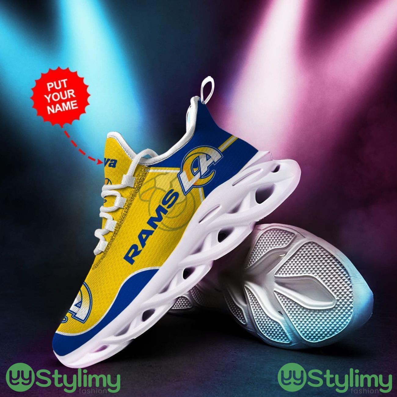Los Angeles Rams Custom Personalized Max Soul Sneakers Running Sports Shoes For Men Women 3 Los Angeles Rams Custom Personalized Max Soul Sneakers Running Sports Shoes For Men Women Product Photo 3
