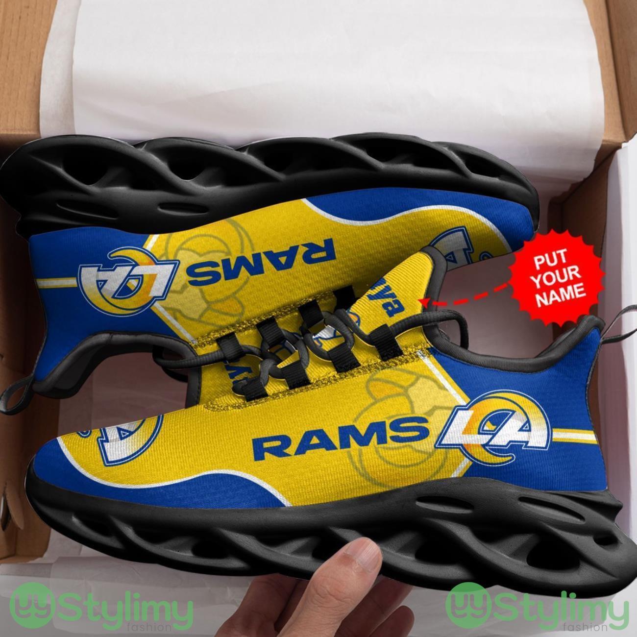 Los Angeles Rams Custom Personalized Max Soul Sneakers Running Sports Shoes For Men Women 4 Los Angeles Rams Custom Personalized Max Soul Sneakers Running Sports Shoes For Men Women Product Photo 4