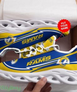 Los Angeles Rams Custom Personalized Name Max Soul Sneakers New Trends Sport Shoes Running Men Women Sports Shoes Product Photo 1