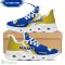 Los Angeles Rams Logo Custom Name Pattern In Yellow And Blue 3D Max Soul Sneaker Shoes - Los Angeles Rams Logo Custom Name Pattern In Yellow And Blue 3D Max Soul Sneaker Shoes_2