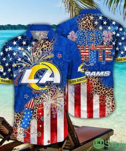 Los Angeles Rams NFL Hawaiian Shirt Independence Day Gift For Fans Product Photo 1