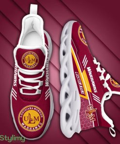 Louisiana Monroe Warhawks Logo Custom Name Pattern 3D Max Soul Sneaker Shoes - Louisiana Monroe Warhawks Logo Custom Name Pattern 3D Max Soul Sneaker Shoes_2