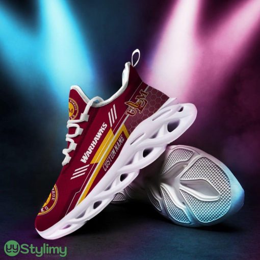 Louisiana Monroe Warhawks Logo Custom Name Pattern 3D Max Soul Sneaker Shoes