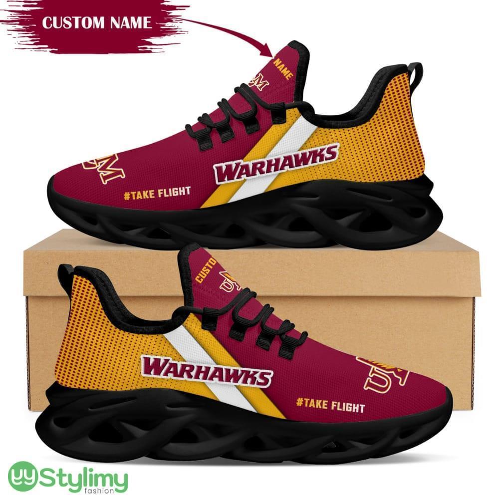 Louisiana Monroe Warhawks Logo Custom Name Pattern In Red And Yellow 3D Max Soul Sneaker Shoes 4 Louisiana Monroe Warhawks Logo Custom Name Pattern In Red And Yellow 3D Max Soul Sneaker Shoes - Louisiana Monroe Warhawks Logo Custom Name Pattern In Red And Yellow 3D Max Soul Sneaker Shoes_4