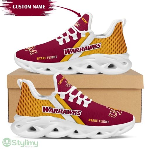 Louisiana Monroe Warhawks Logo Pattern Custom Name 3D Max Soul Sneaker Shoes