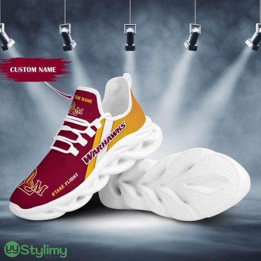 Louisiana Monroe Warhawks Logo Pattern Custom Name 3D Max Soul Sneaker Shoes