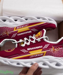 Louisiana Monroe Warhawks Logo Pattern Custom Name 3D Max Soul Sneaker Shoes In Red - Louisiana Monroe Warhawks Logo Pattern Custom Name 3D Max Soul Sneaker Shoes In Red_1