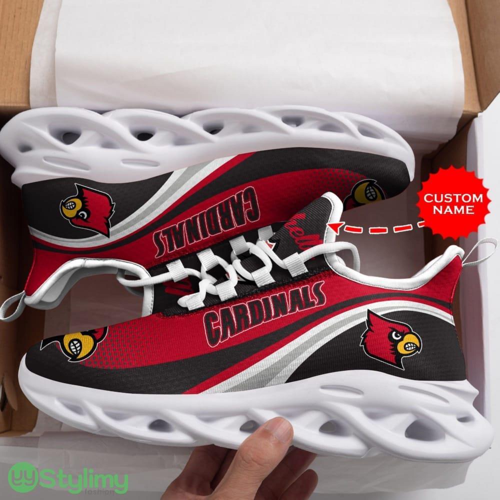 Louisville Cardinals Logo With Stripe Pattern Custom Name 3D Max Soul Sneaker Shoes 6 Louisville Cardinals Logo With Stripe Pattern Custom Name 3D Max Soul Sneaker Shoes - Louisville Cardinals Logo With Stripe Pattern Custom Name 3D Max Soul Sneaker Shoes_1