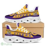 LSU Tigers Logo Pattern Custom Name 3D Max Soul Sneaker Shoes In Purple Yellow - LSU Tigers Logo Pattern Custom Name 3D Max Soul Sneaker Shoes In Purple Yellow_3