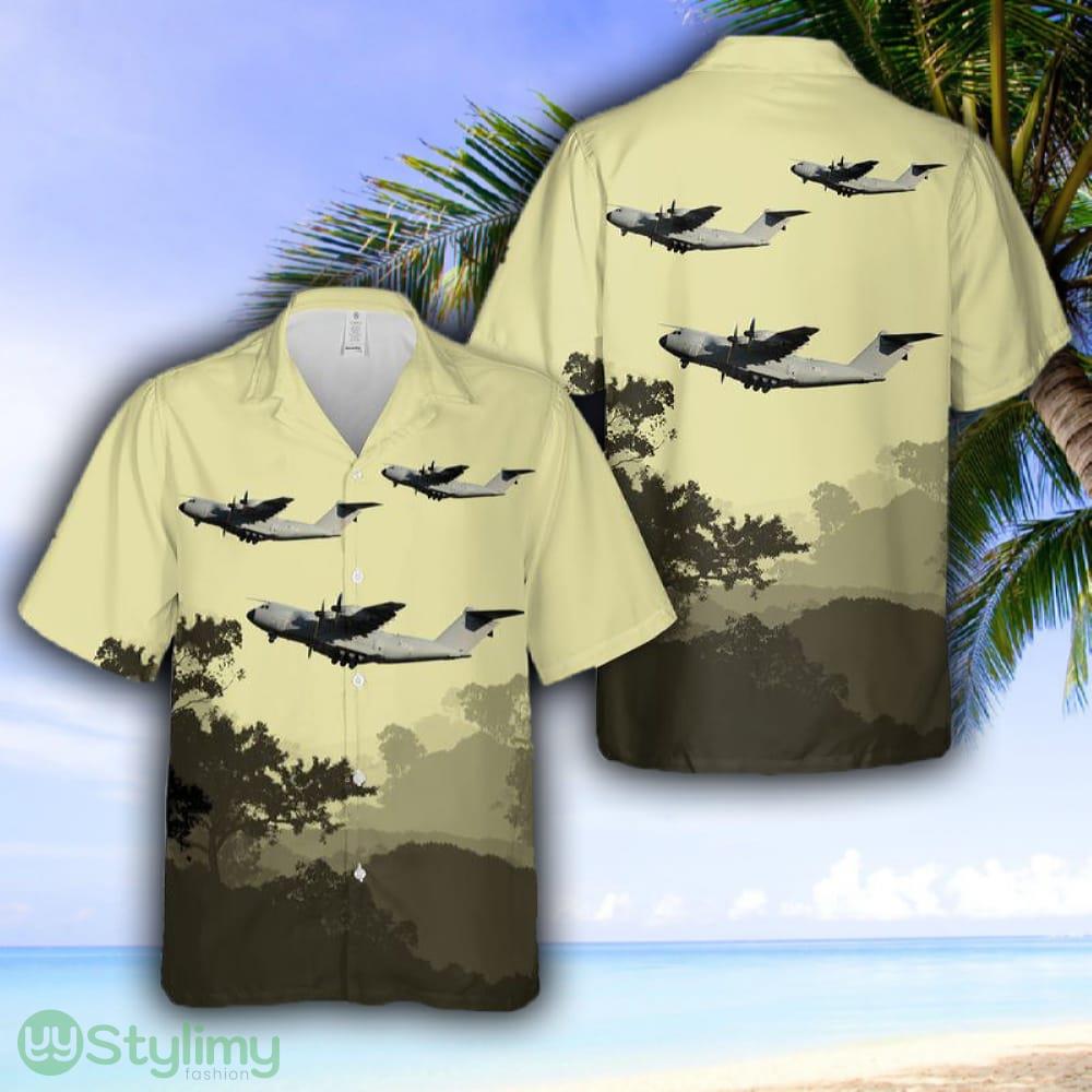 Luxembourg Armed Forces Airbus A400M Hawaiian Shirt 2 Luxembourg Armed Forces Airbus A400M Hawaiian Shirt - Luxembourg Armed Forces Airbus A400M Hawaiian Shirt