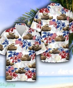 M2 Bradley Fighting Vehicle 4th Of July Hawaiian Shirt - M2 Bradley Fighting Vehicle 4th Of July Hawaiian Shirt