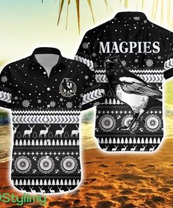 Magpies Christmas Indigenous Collingwood Football Hawaiian Shirt For Men And Women Product Photo 1