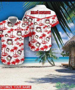 Malmo Redhawks Custom Name 3D Hawaii Shirt Coconut Pattern Beach Shirt Product Photo 1