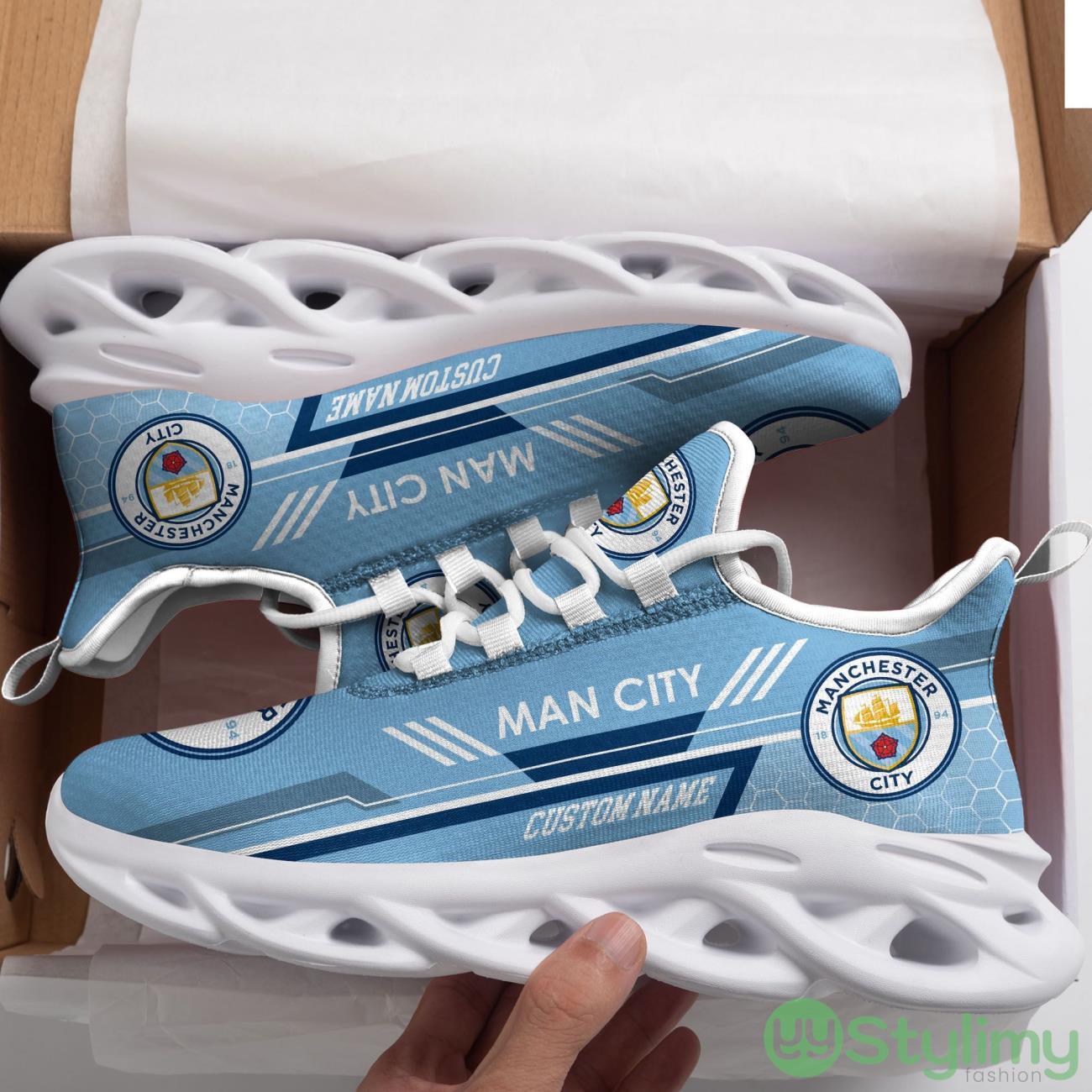 Manchester City Custom Personalized Max Soul Sneakers Running Sports Shoes For Men Women 7 Manchester City Custom Personalized Max Soul Sneakers Running Sports Shoes For Men Women Product Photo 1
