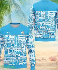 Manchester City FC Ugly Sweater Gift For Citizens Fan Product Photo 1