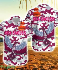 Manly Warringah Sea Eagles Anzac Day Camouflage Hawaiian Shirt For Men And Women Product Photo 1