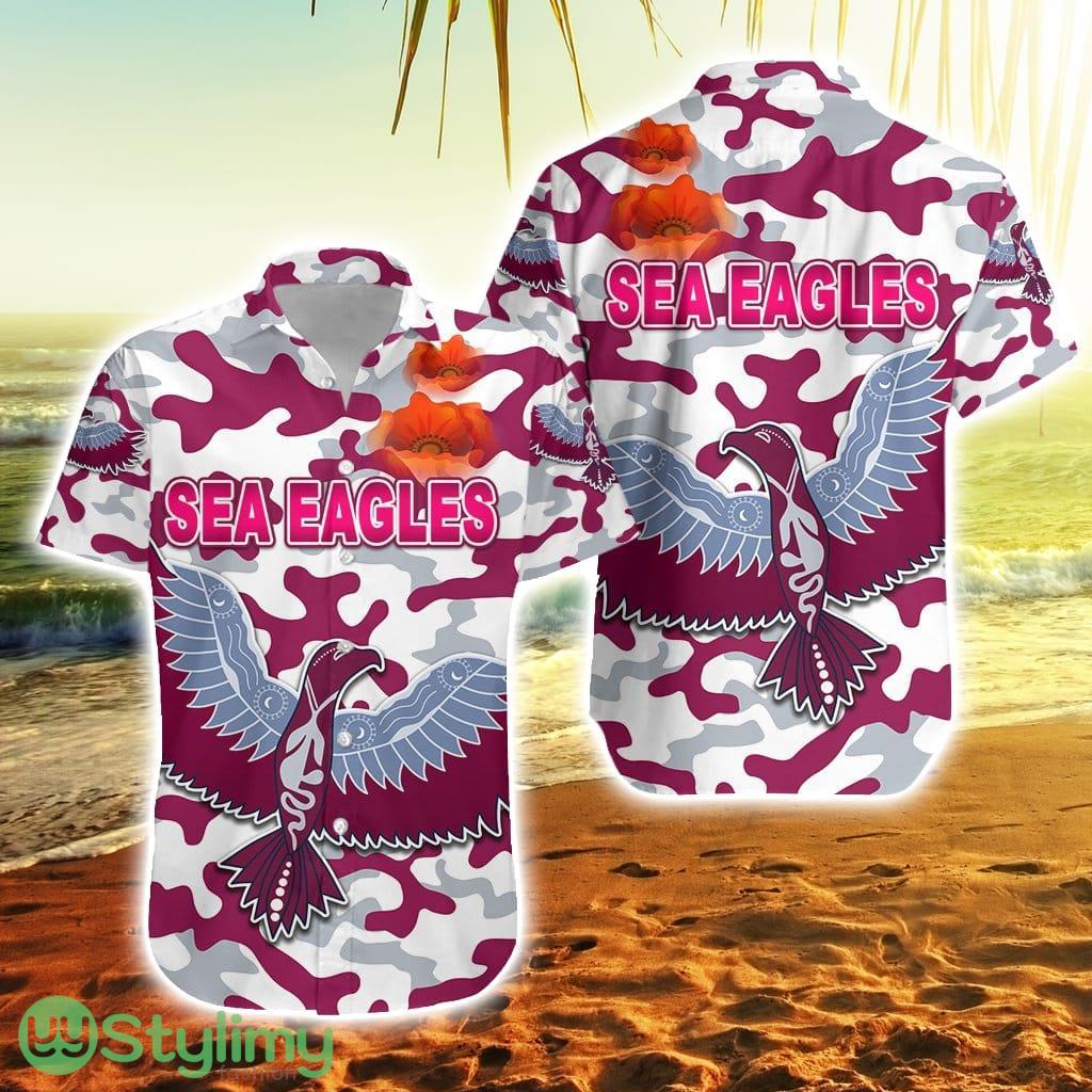 Manly Warringah Sea Eagles Anzac Day Camouflage Hawaiian Shirt For Men And Women 2 Manly Warringah Sea Eagles Anzac Day Camouflage Hawaiian Shirt For Men And Women Product Photo 1