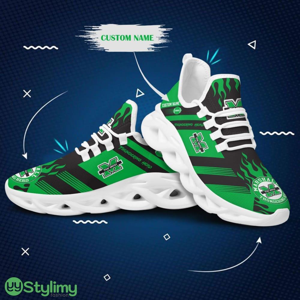 Marshall Thundering Herd Logo Custom Name Pattern 3D Max Soul Sneaker Shoes 2 Marshall Thundering Herd Logo Custom Name Pattern 3D Max Soul Sneaker Shoes - Marshall Thundering Herd Logo Custom Name Pattern 3D Max Soul Sneaker Shoes_2