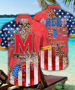Maryland Terrapins NCAA3 Hawaiian Shirt Independence Day Gift For Fans Product Photo 1