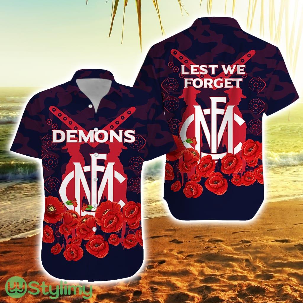 Melbourne Demons Anzac Day Indigenous Art Hawaiian Shirt For Men And Women 2 Melbourne Demons Anzac Day Indigenous Art Hawaiian Shirt For Men And Women Product Photo 1