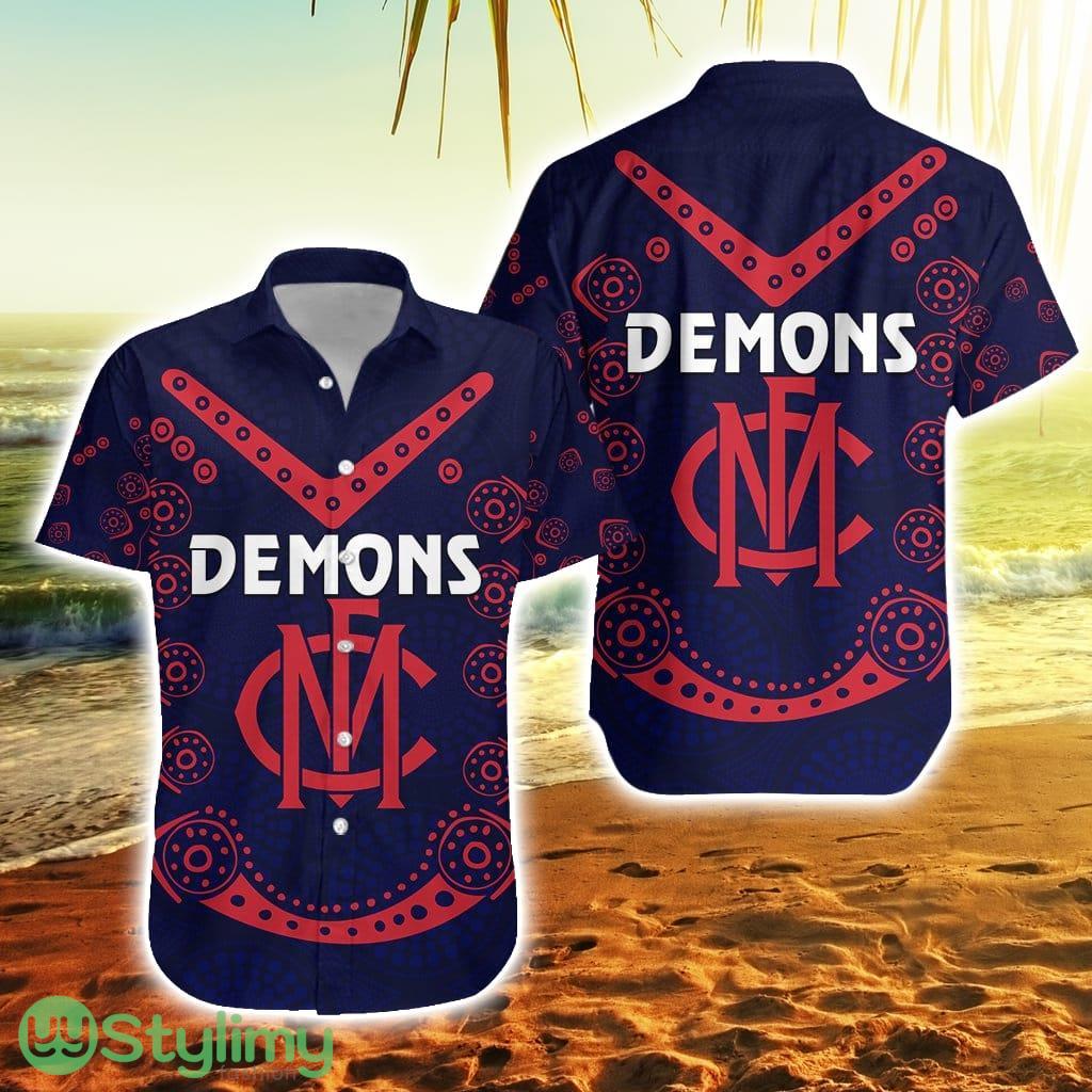 Melbourne Demons Indigenous Football Hawaiian Shirt For Men And Women 2 Melbourne Demons Indigenous Football Hawaiian Shirt For Men And Women Product Photo 1