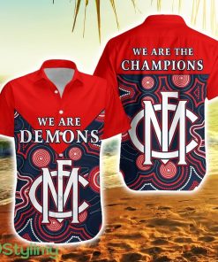 Melbourne Demons We Are The Champions Hawaiian Shirt For Men And Women Product Photo 1