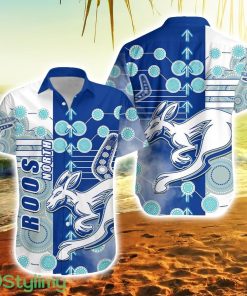 Melbourne Kangaroos Indigenous North Roos Hawaiian Shirt For Men And Women Product Photo 1