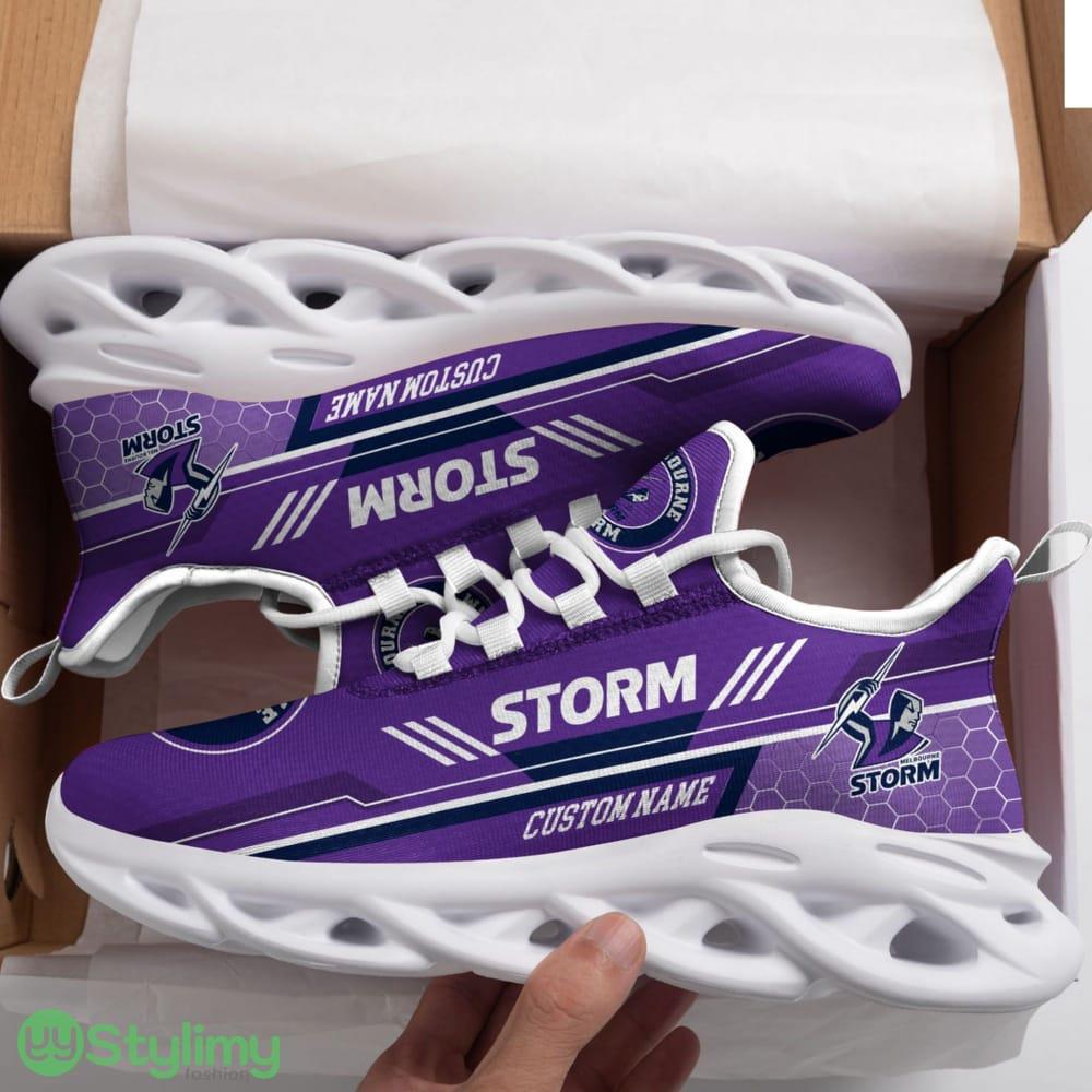 Melbourne Storm Logo Pattern Custom Name 3D Max Soul Sneaker Shoes 4 Melbourne Storm Logo Pattern Custom Name 3D Max Soul Sneaker Shoes - Melbourne Storm Logo Pattern Custom Name 3D Max Soul Sneaker Shoes_4