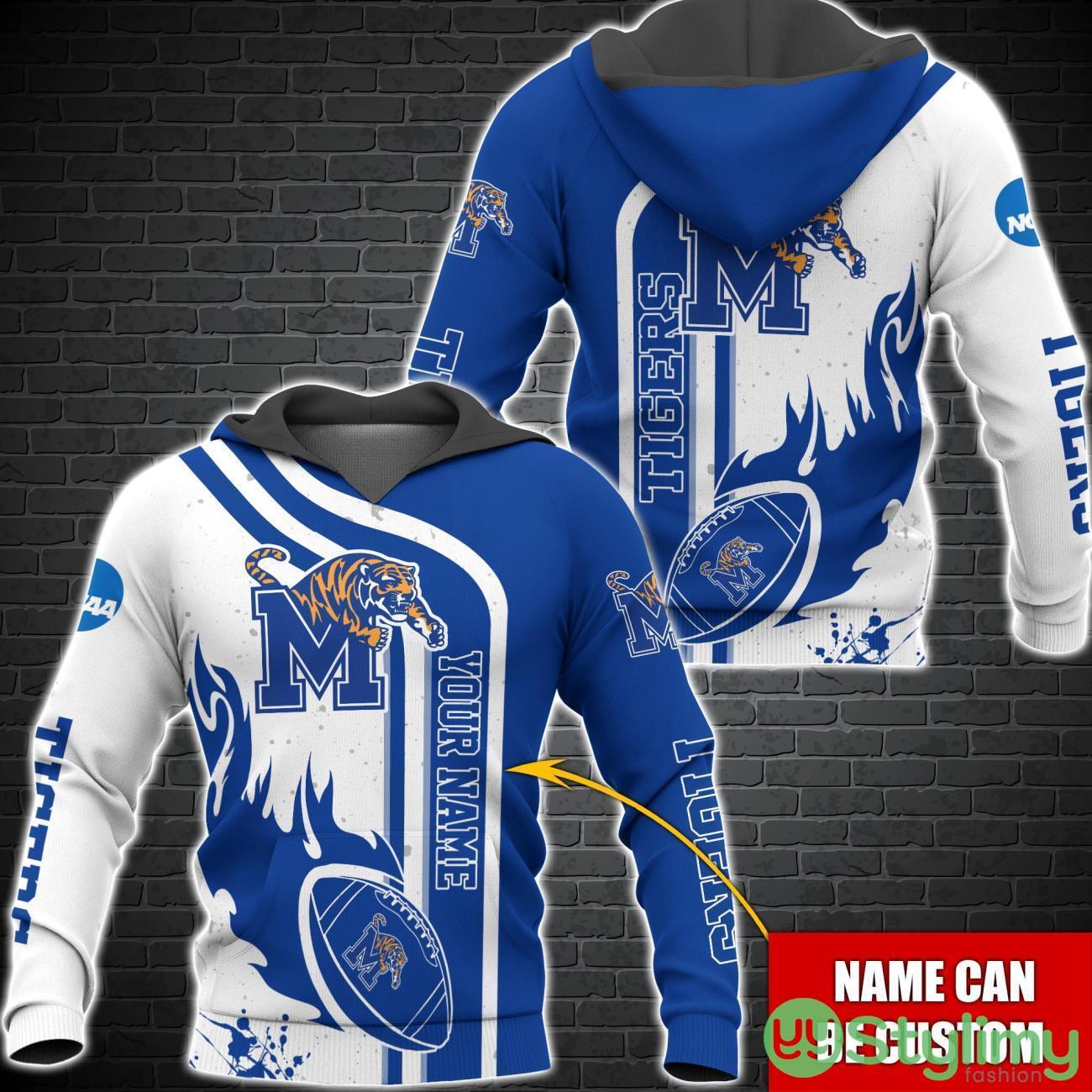 Memphis Tigers NCAA1 Custom Name 3D Hoodie All Over Printed 7 Memphis Tigers NCAA1 Custom Name 3D Hoodie All Over Printed Product Photo 1