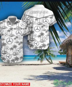 Mercedes-AMG Custom Name 3D Hawaii Shirt Coconut Pattern Beach Shirt Product Photo 1
