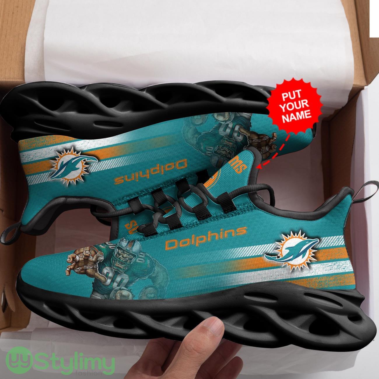 Miami Dolphins Custom Personalized Max Soul Sneakers Running Sports Shoes For Men Women 3 Miami Dolphins Custom Personalized Max Soul Sneakers Running Sports Shoes For Men Women Product Photo 3