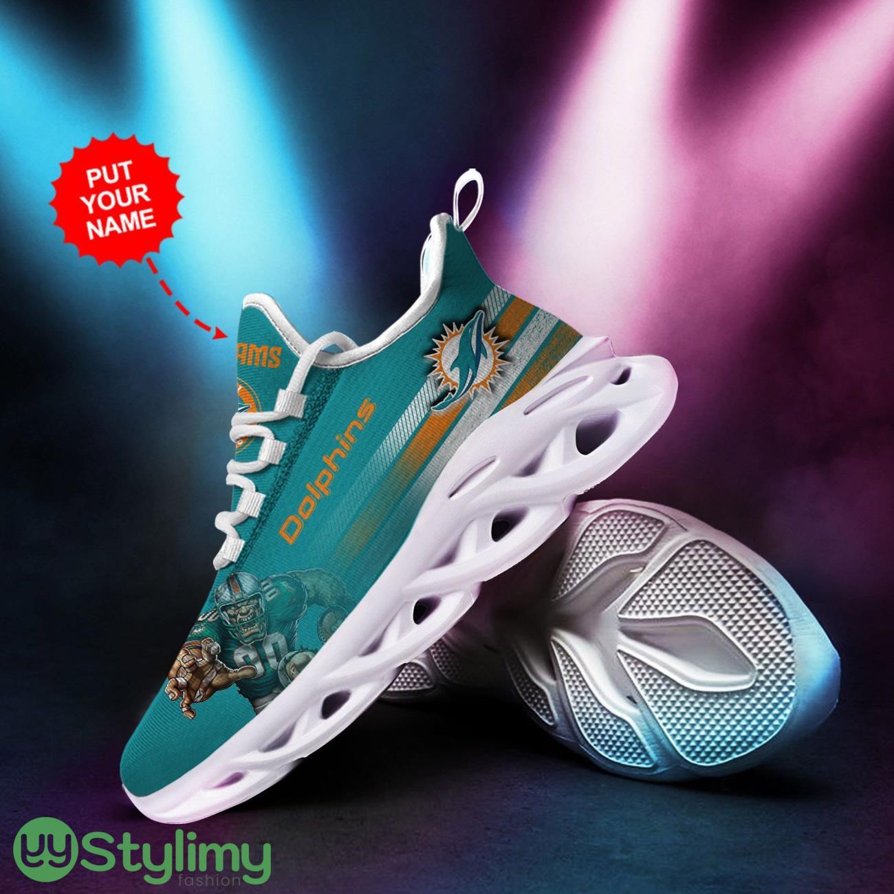 Miami Dolphins Custom Personalized Max Soul Sneakers Running Sports Shoes For Men Women 4 Miami Dolphins Custom Personalized Max Soul Sneakers Running Sports Shoes For Men Women Product Photo 4
