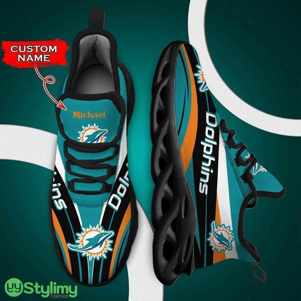Miami Dolphins Max Soul Shoes Luxury Custom Name 2 Miami Dolphins Max Soul Shoes Luxury Custom Name - Miami Dolphins Max Soul Shoes Luxury_2