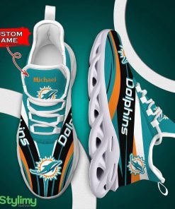 Miami Dolphins Max Soul Shoes Luxury Custom Name - Miami Dolphins Max Soul Shoes Luxury_1